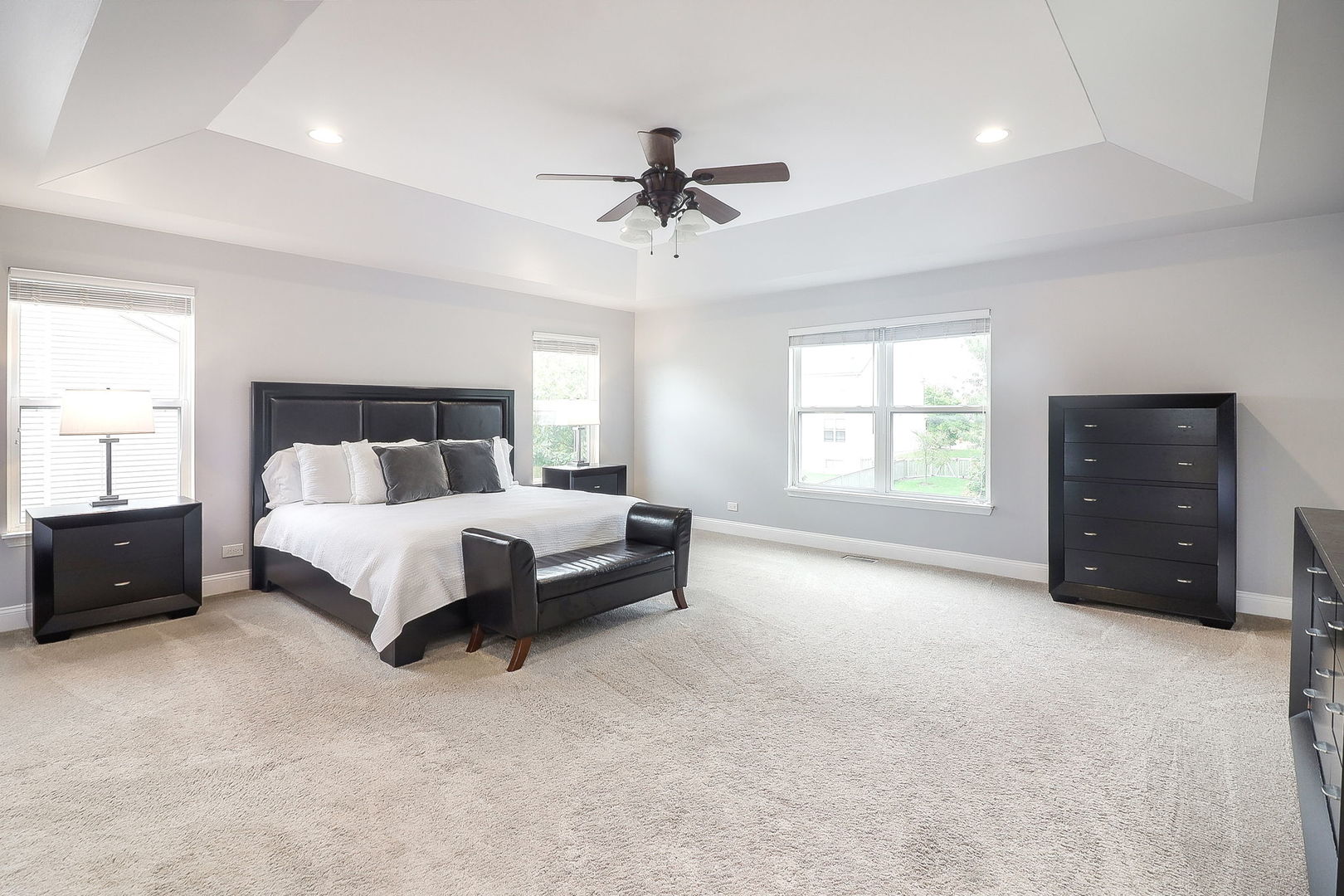 335 Forest Trail South Elgin, IL 60177 - Photo 25 of 47 a bedroom with a bed and a window
