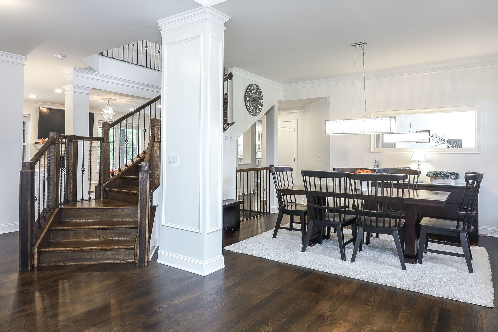 335 Forest Trail South Elgin, IL 60177 - Photo 3 of 47 a view of a dining room with furniture window and wooden floor