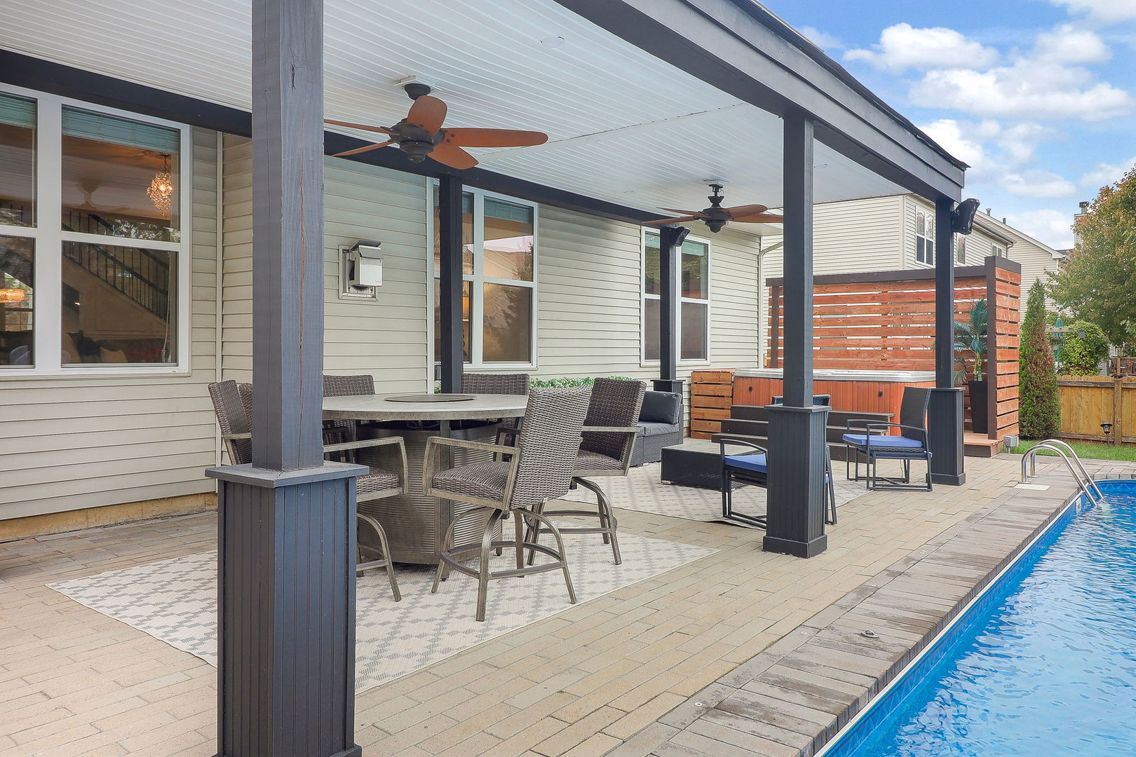 335 Forest Trail South Elgin, IL 60177 - Photo 40 of 47 a view of a patio with table and chairs