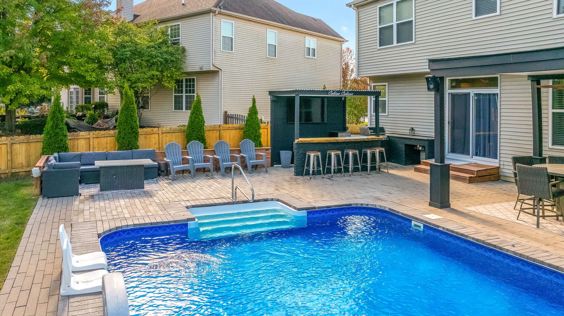 335 Forest Trail South Elgin, IL 60177 - Photo 41 of 47 a view of pool with outdoor seating