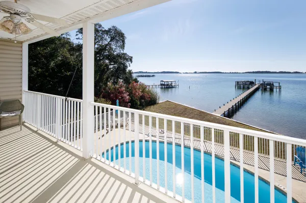 a view of balcony and patio