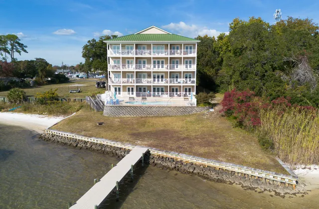 a view of a lake with a lake