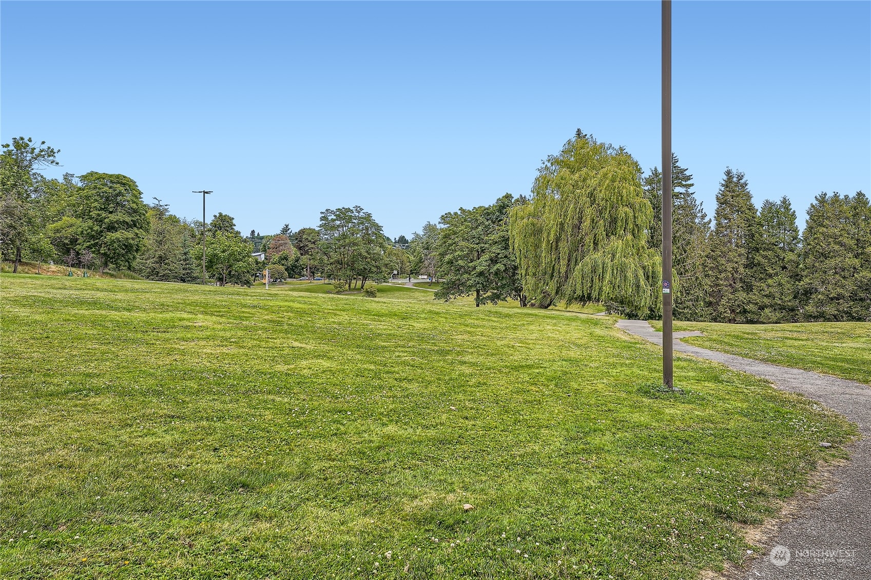 4313 South Webster Street, Unit B Seattle, WA 98118 - Photo 4 of 26 a view of a field of grass and trees