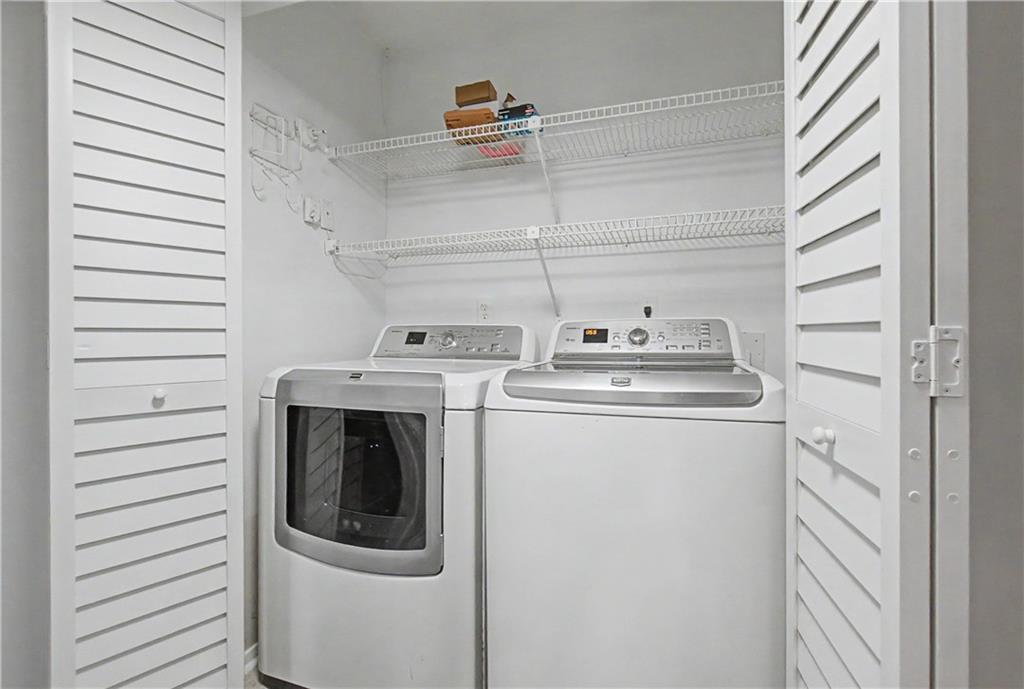 2011 Canyon Point Circle Roswell, GA 30076 - Photo 17 of 22 a utility room with dryer and washer