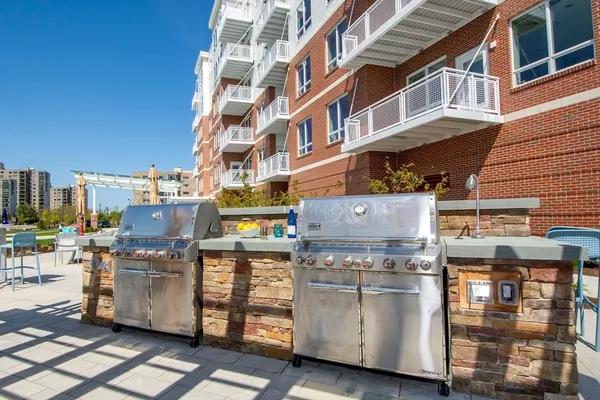 a view of a building with outdoor space