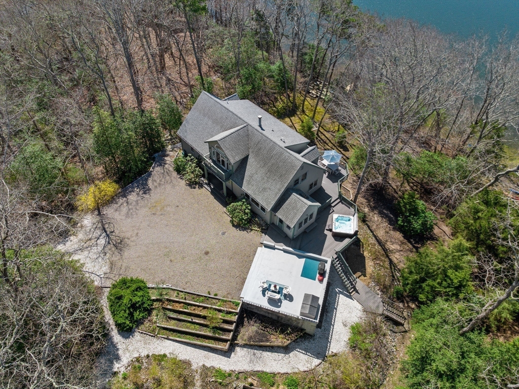 130 Pimlico Pond Road Mashpee, MA 02649 - Photo 38 of 39 an aerial view of a house with outdoor space