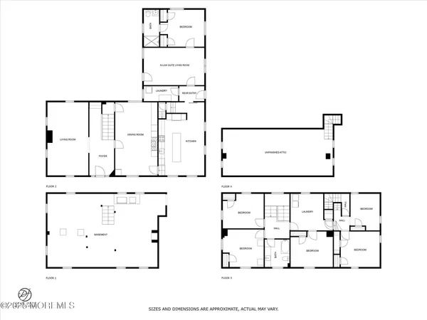 a view of a garage with furniture