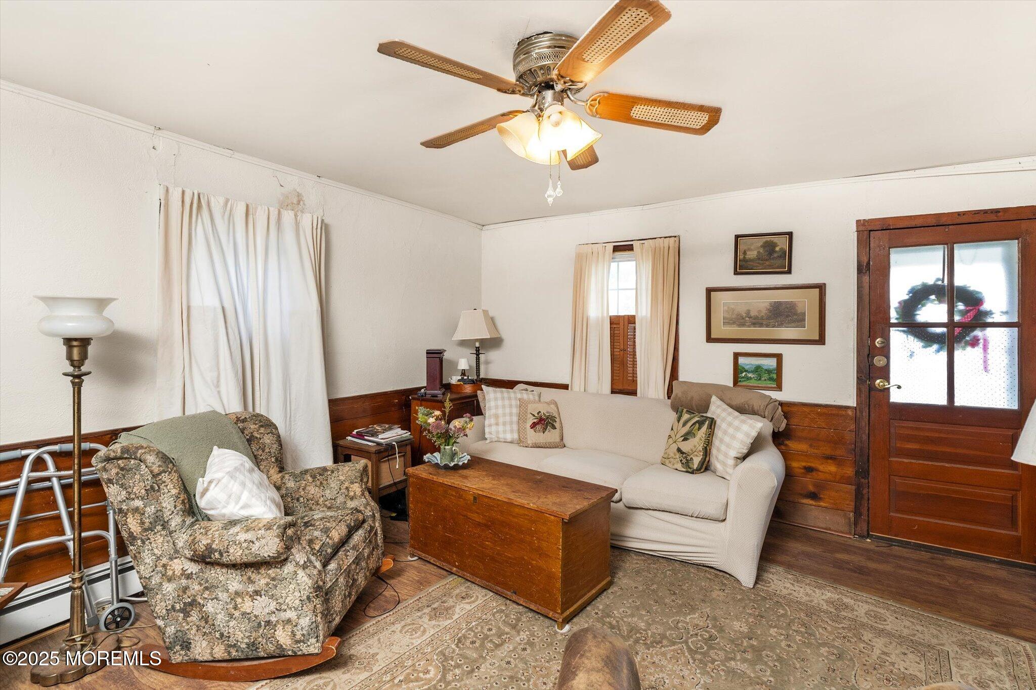 537 Chesterfield Arneytown Road Chesterfield, NJ 08515 - Photo 26 of 89 a living room with furniture and a large window