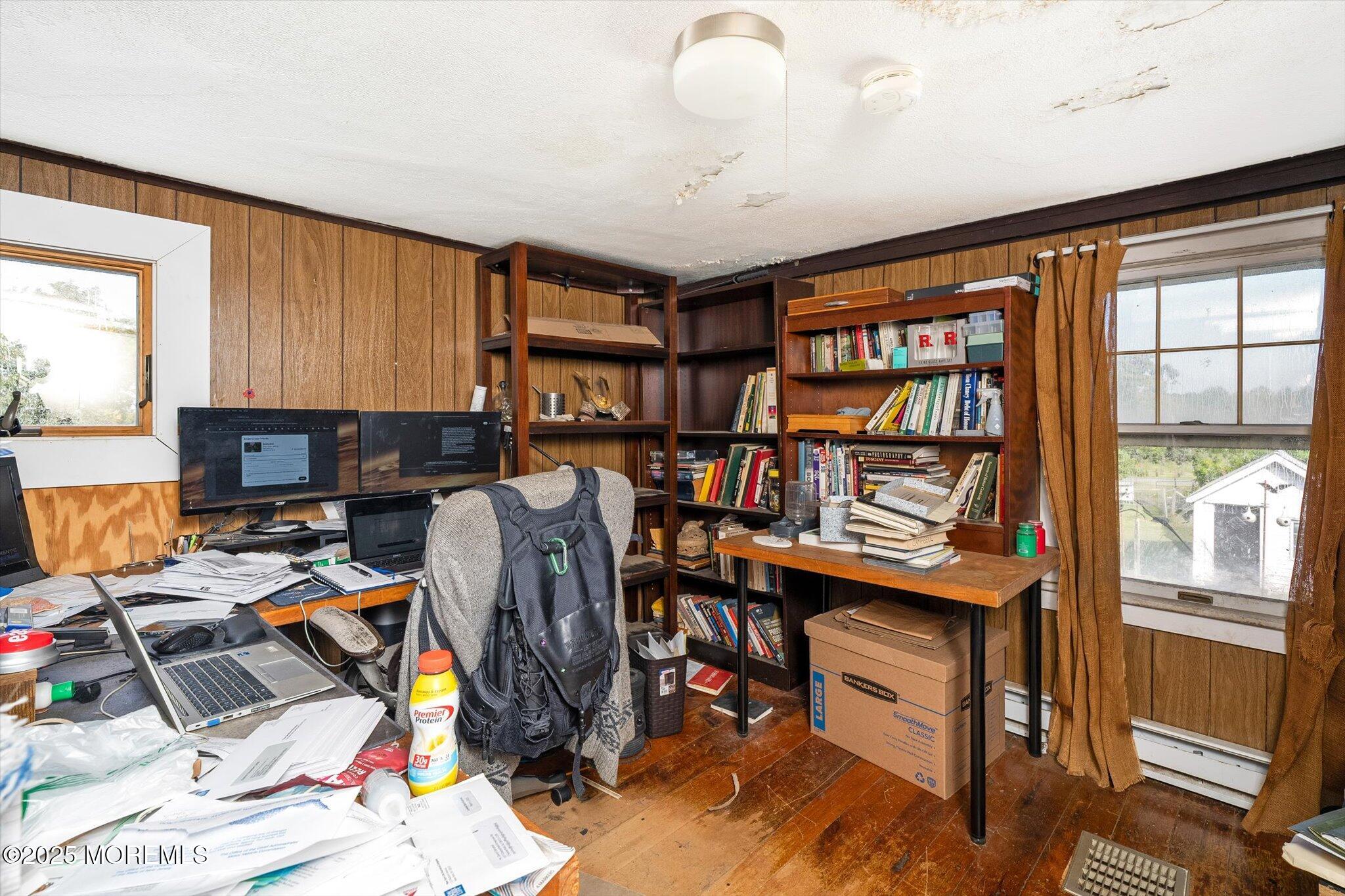 537 Chesterfield Arneytown Road Chesterfield, NJ 08515 - Photo 43 of 89 a view of a workspace with furniture and a window