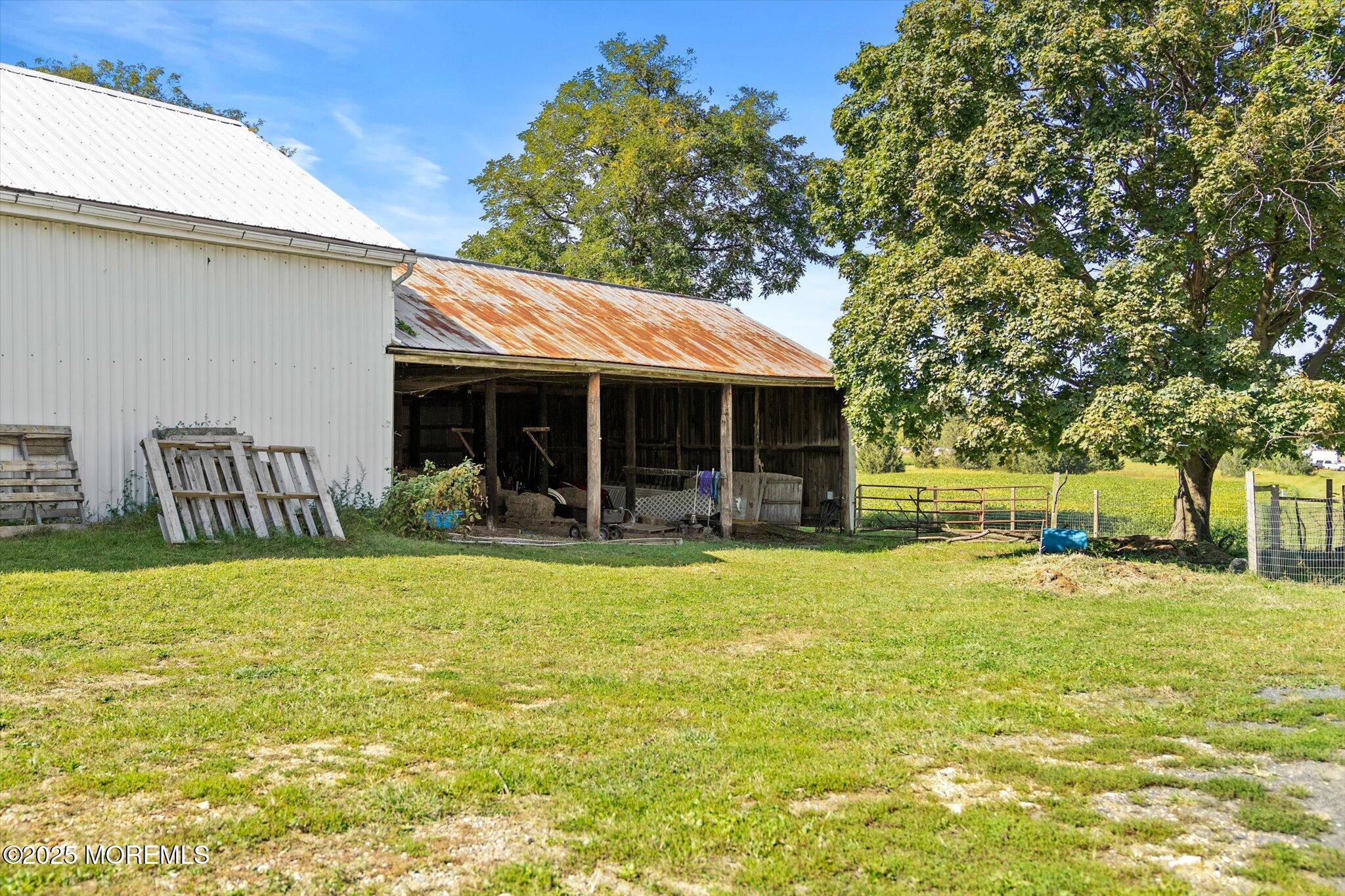 537 Chesterfield Arneytown Road Chesterfield, NJ 08515 - Photo 67 of 89 a view of an house with swimming pool and porch