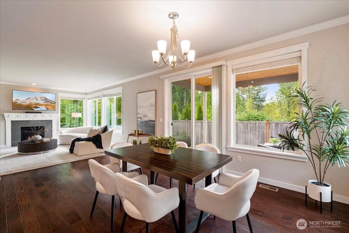 11 200th Place Southwest Bothell, WA 98012 - Photo 12 of 40 a view of a dining room with furniture window and outside view