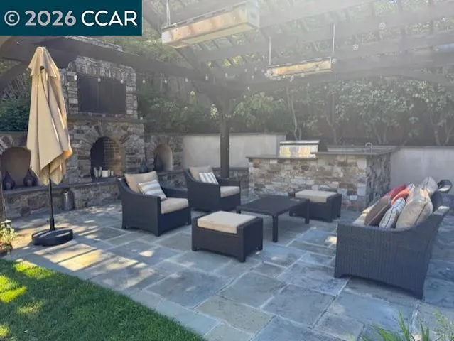 a living room with couches and a coffee table