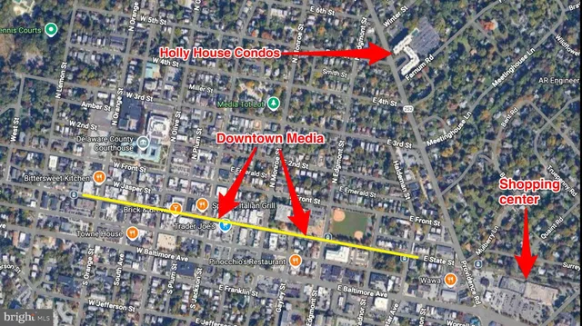 a view of a building with a window