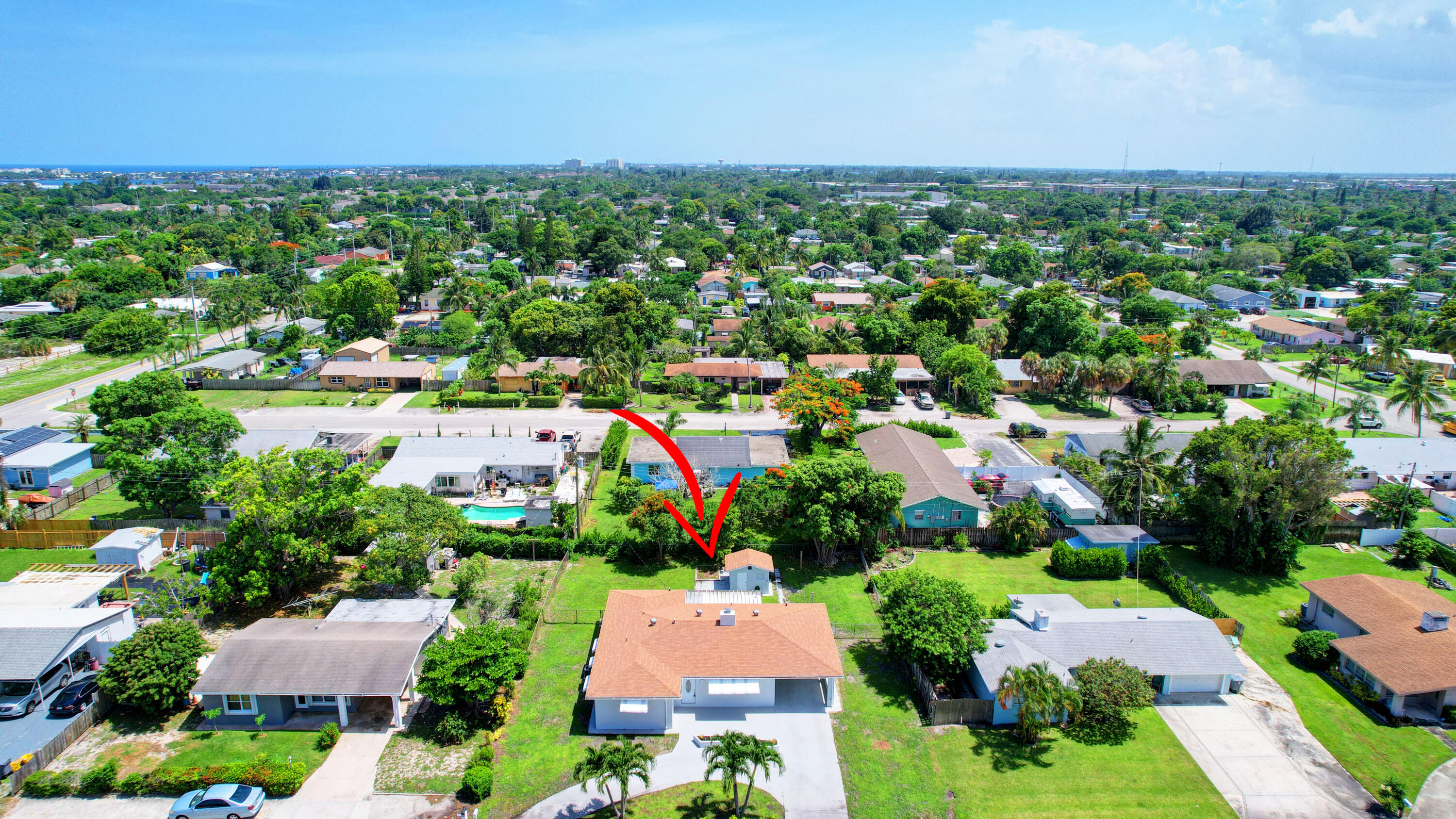 1064 Wilkinson Road Lantana, FL 33462 - Photo 27 of 36 ariel 2