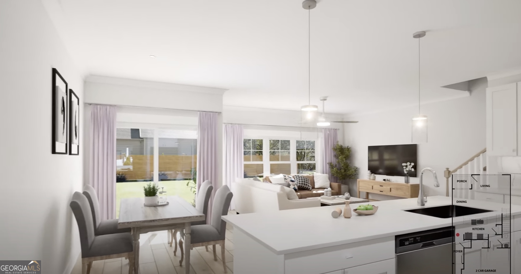 2278 Santa Fe Street, Unit 18 Morrow, GA 30260 - Photo 7 of 21 a view of a dining room with furniture window and outside view