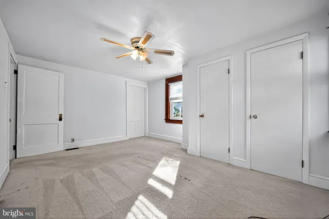 a view of an empty room