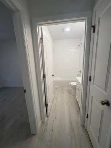 wooden floor in a gallery