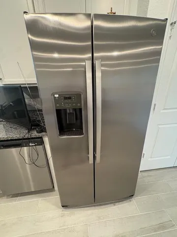 a close view of water heater