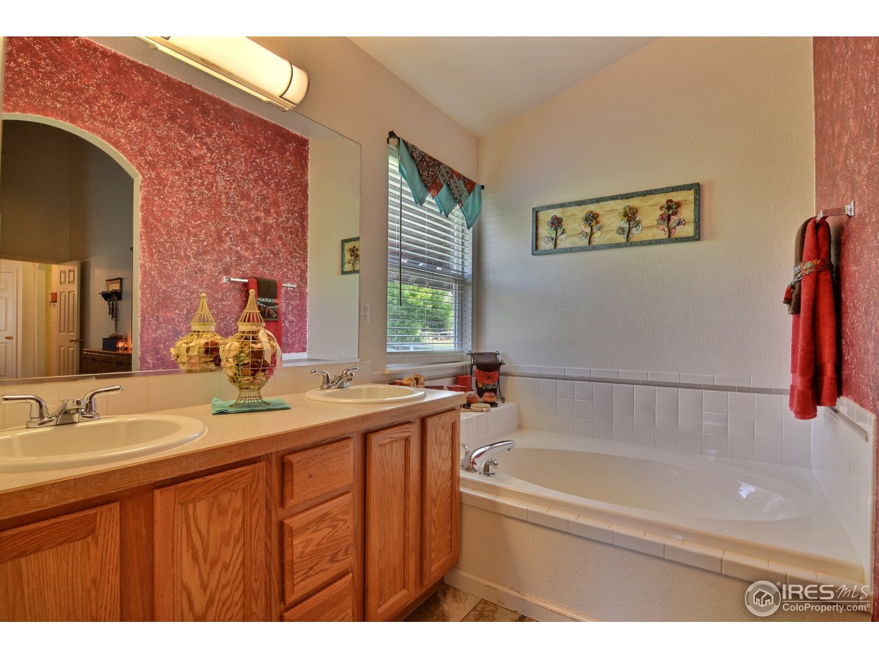 1345 Black Hawk Road Eaton, CO 80615 - Photo 16 of 34 Master Bathroom with Dual Sink Vanity
