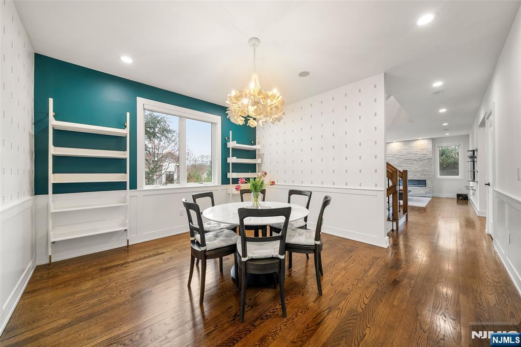 55 Cedar Street Cresskill, NJ 07626 - Photo 10 of 40 a view of a dining room with furniture and wooden floor