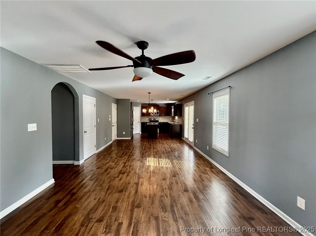 512 Townsend Road Raeford, NC 28376 - Photo 9 of 20 a view of hallway with wooden floor