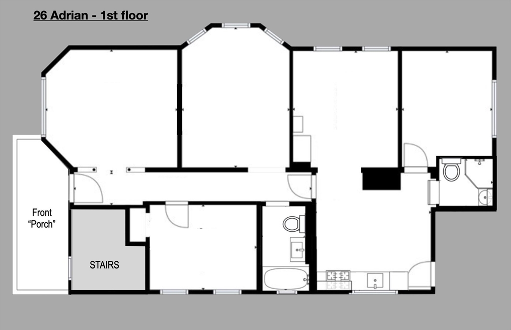 26-28 Adrian Street Somerville, MA 02143 - Photo 28 of 32 a picture of a floor plan