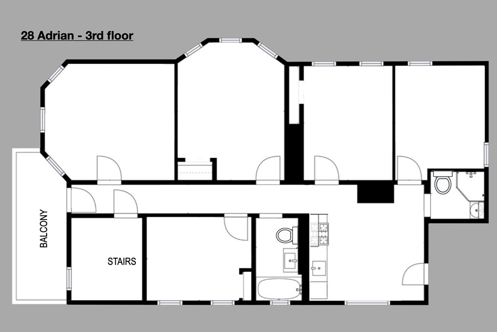 26-28 Adrian Street Somerville, MA 02143 - Photo 30 of 32 a picture of floor plan