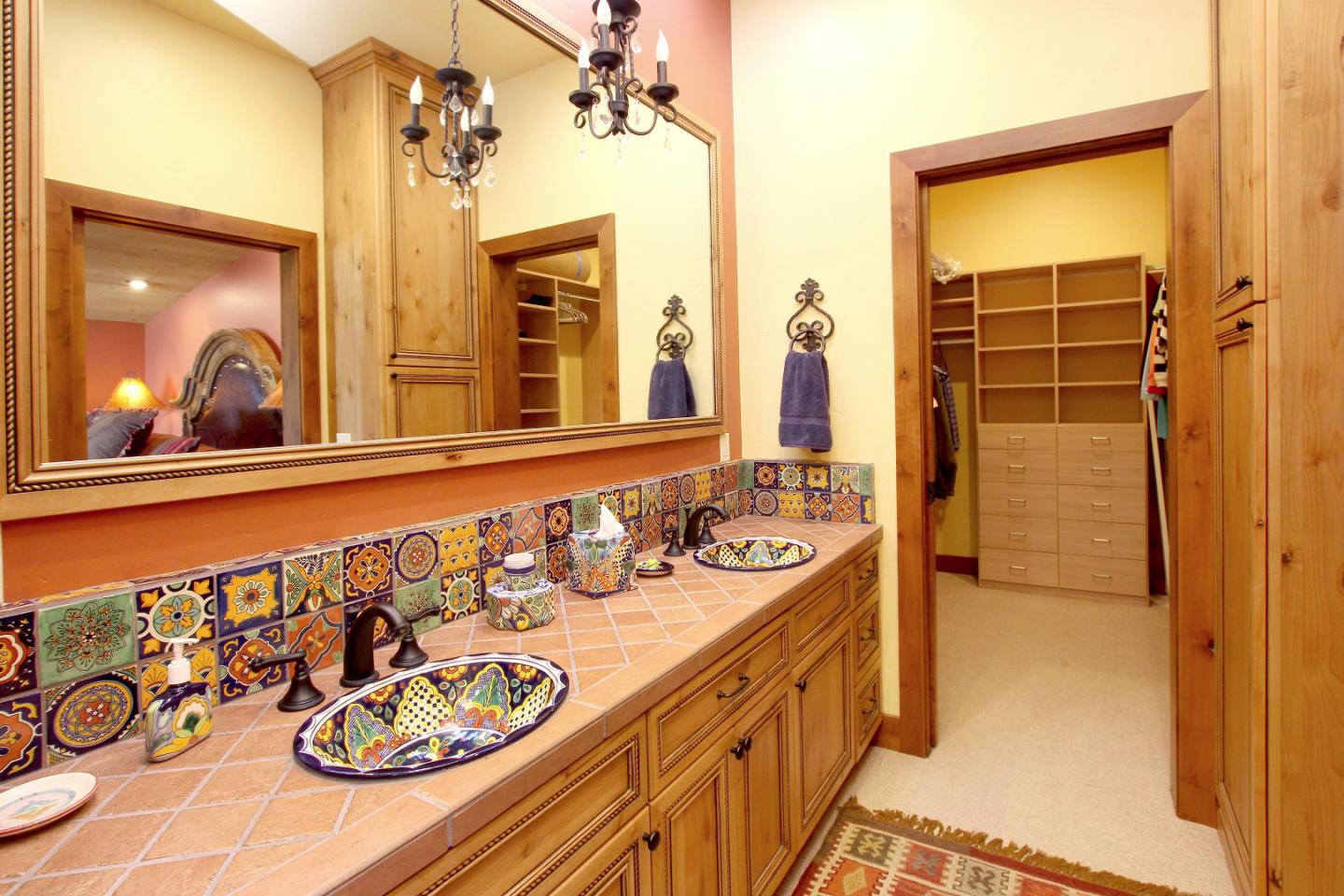 195 Vía Concha Aptos, CA 95003 - Photo 33 of 50 a bathroom with a sink and a mirror