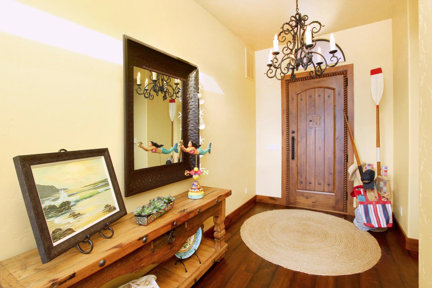 195 Vía Concha Aptos, CA 95003 - Photo 10 of 50 a bathroom with a sink a mirror and a window