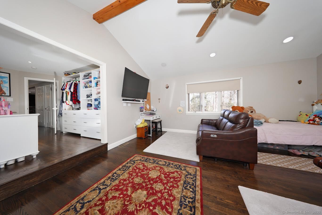 78 Birdseye Road Farmington, CT 06032 - Photo 12 of 28 a living room with furniture and a flat screen tv
