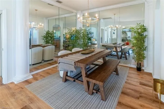 a outdoor space with furniture