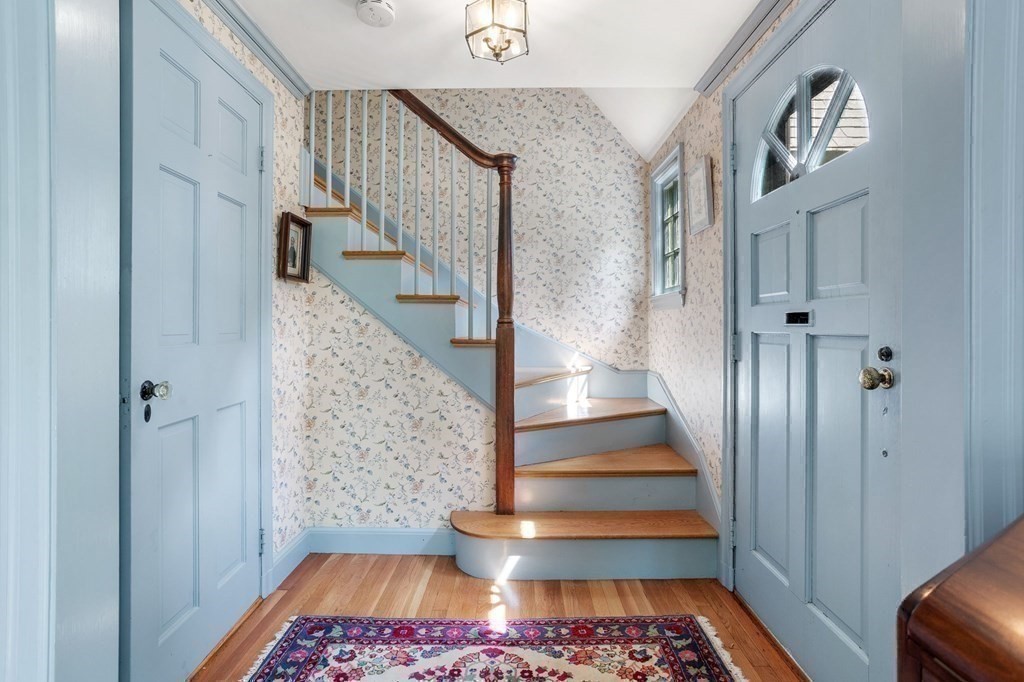 14 Rainbow Road Marblehead, MA 01945 - Photo 13 of 41 a view of entryway and hall with wooden floor