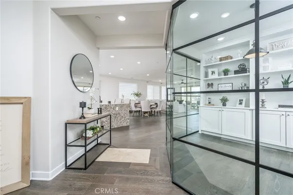 a kitchen with counter top space