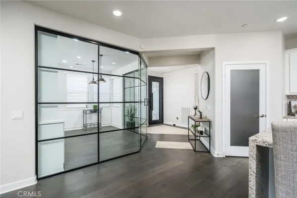 a view of an empty room