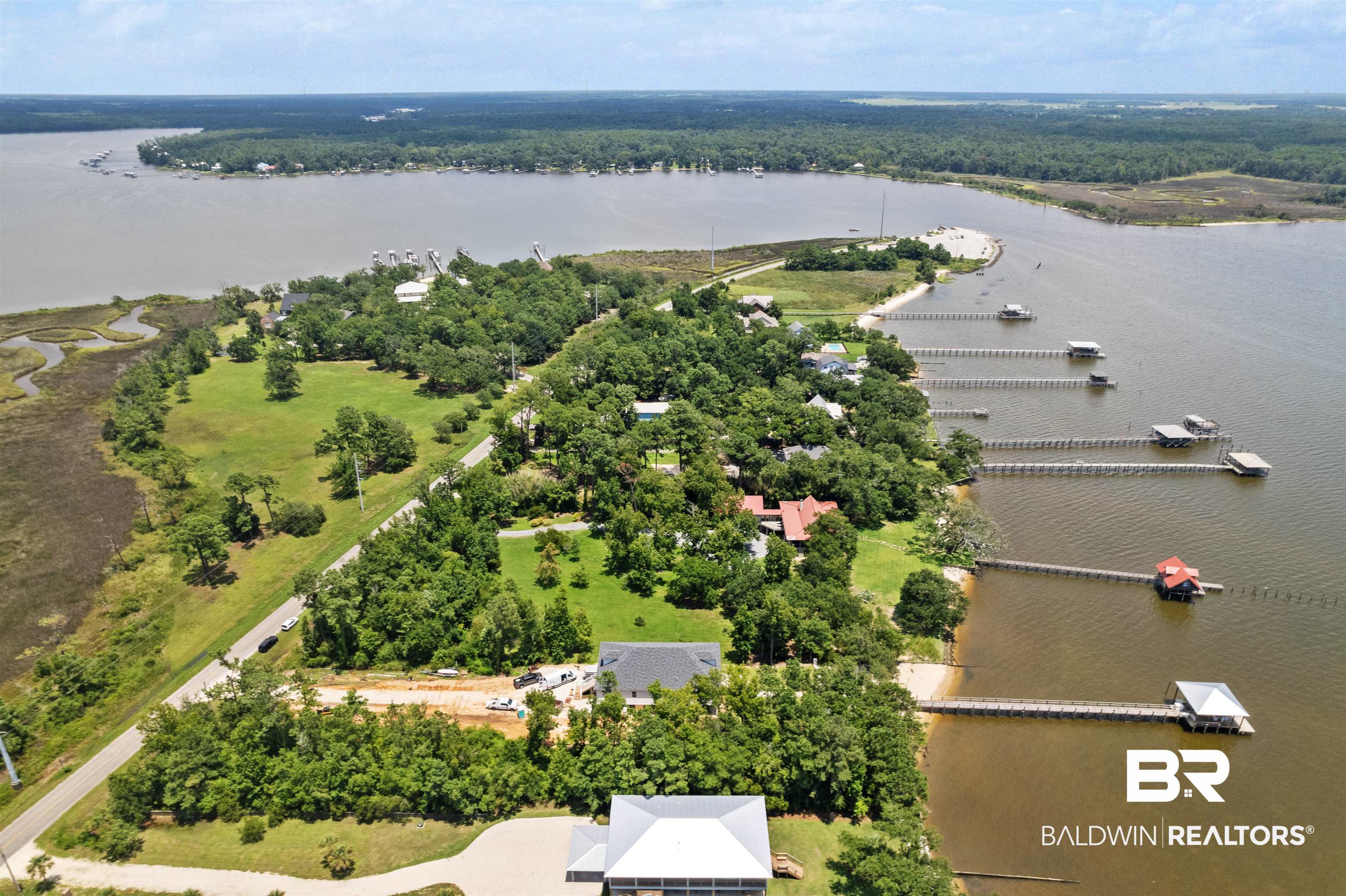 10507 County Road 1 Fairhope, AL 36532 - Photo 36 of 59 Aerial view featuring a water view