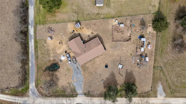 aerial view of a bathroom
