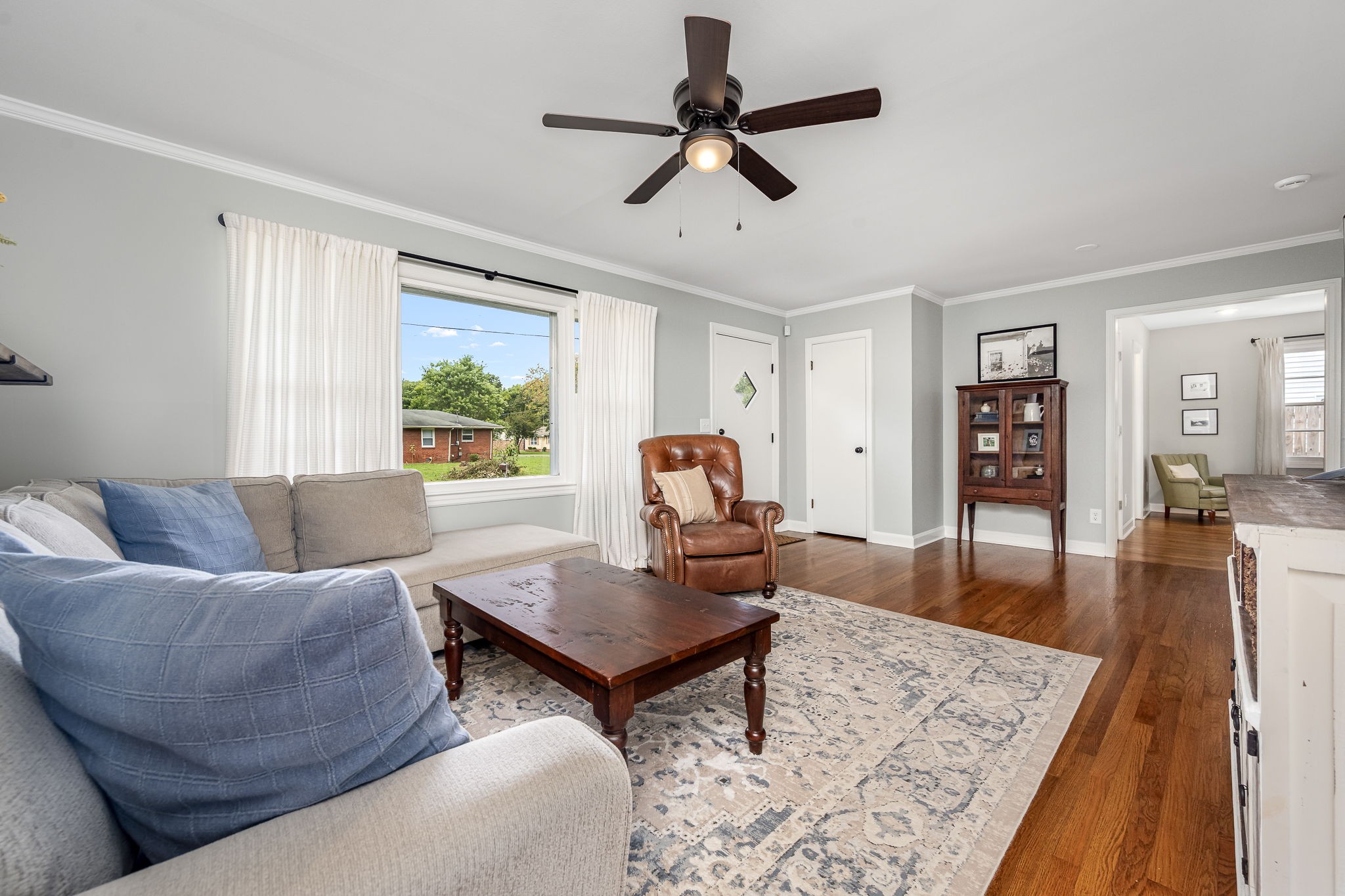 607 Staley Street Murfreesboro, TN 37129 - Photo 7 of 31 a living room with furniture and wooden floor