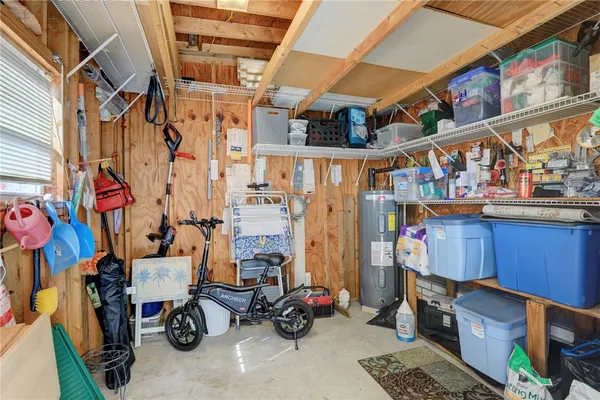a view of storage and utility room