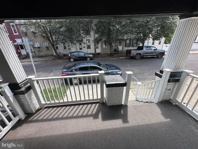 a view of outdoor space with porch and furniture
