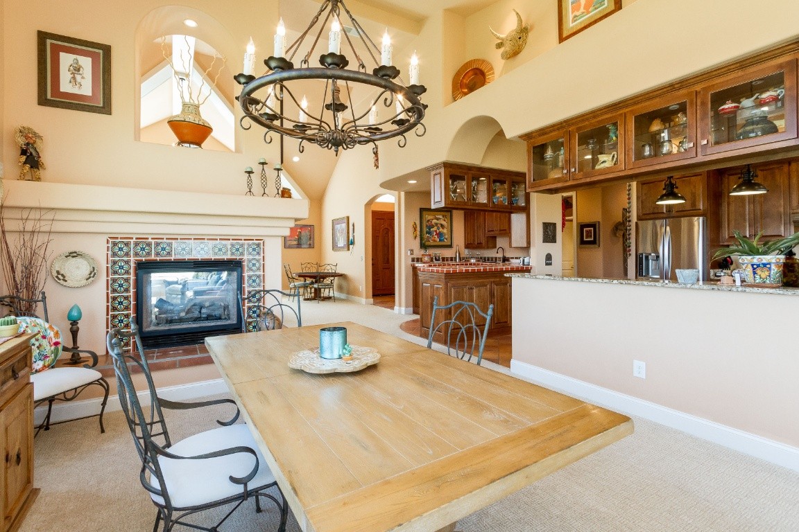 2330 Berea Church Road Lebanon, TN 37087 - Photo 6 of 22 a view of a dining room with furniture and a fireplace