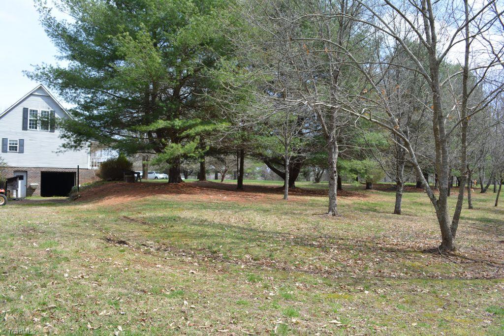 390 Mitchell Ridge Road Elkin, NC 28621 - Photo 19 of 20 Another view of the big yard. Notice the drive in garage door in the basement.