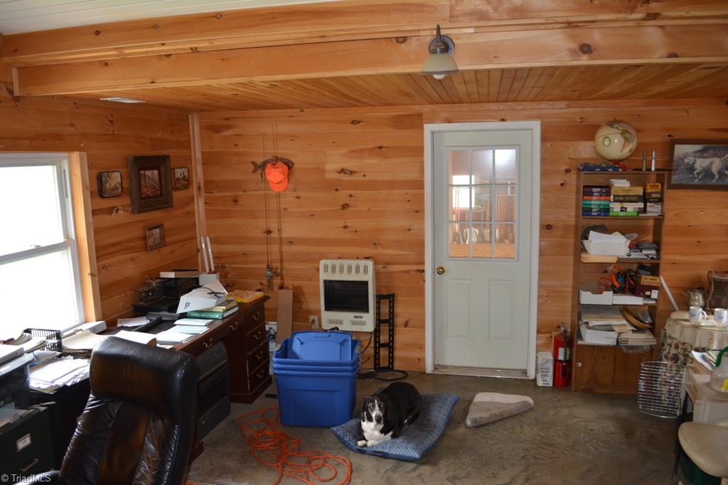 390 Mitchell Ridge Road Elkin, NC 28621 - Photo 4 of 20 This office area is located between the kitchen and garage (Dog not included!)