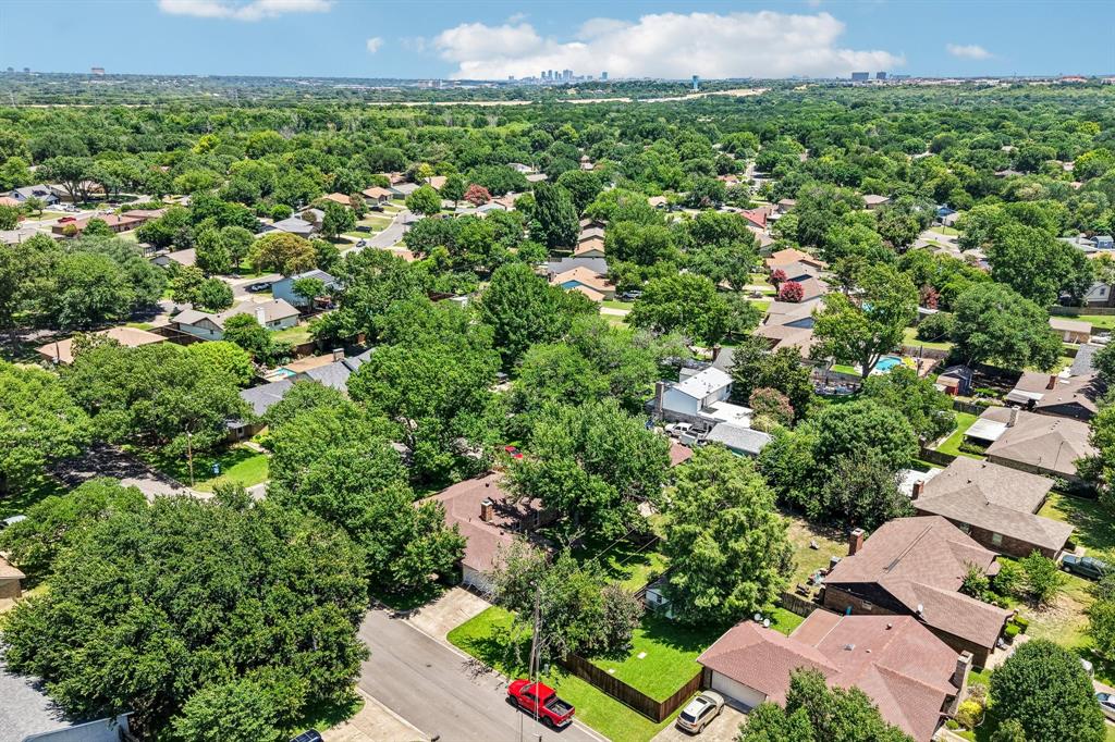 1600 South Timber Court Benbrook, TX 76126 - Photo 28 of 30 Expansive aerial showcasing a residential neighborhood with numerous mature trees