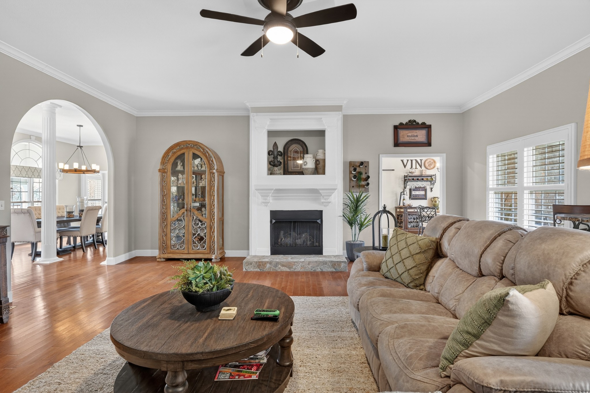 19 Hancock Road Fayetteville, TN 37334 - Photo 11 of 54 a living room with furniture fireplace and window