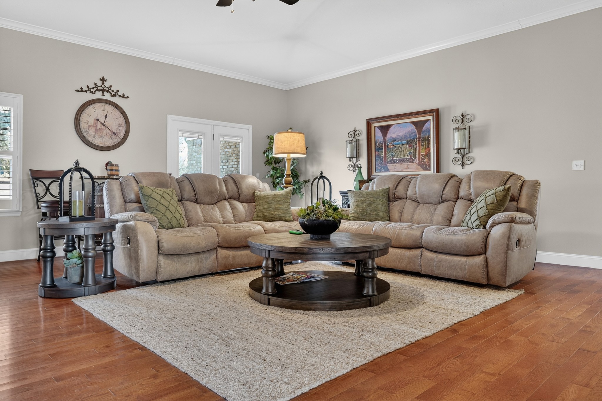 19 Hancock Road Fayetteville, TN 37334 - Photo 12 of 54 a living room with furniture and wooden floor