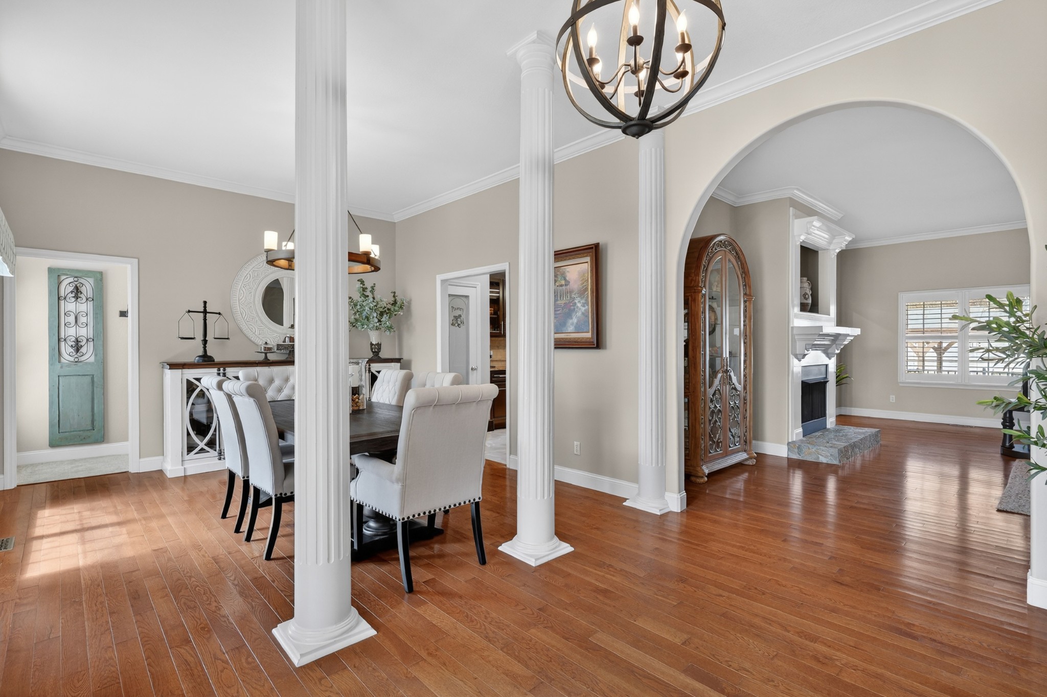 19 Hancock Road Fayetteville, TN 37334 - Photo 7 of 54 a view of a dining room with furniture window and wooden floor