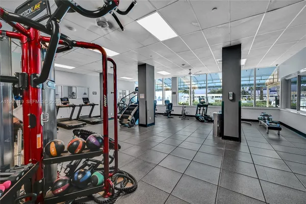 a view of a storage room
