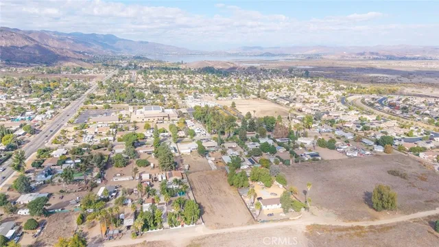 a view of a city with an ocean
