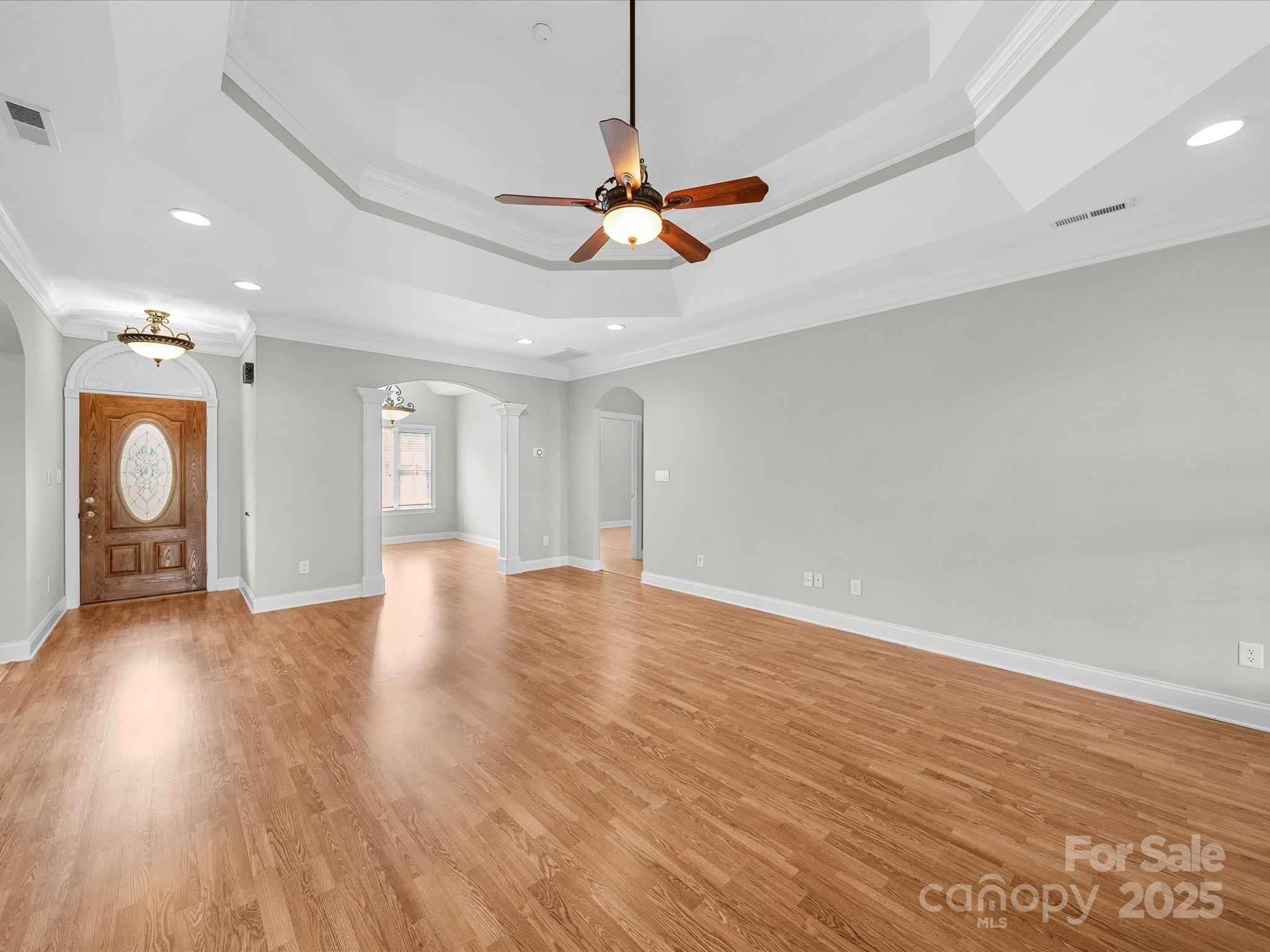 514 Clover Leaf Road Marshville, NC 28103 - Photo 30 of 48 a view of an empty room with window and wooden floor