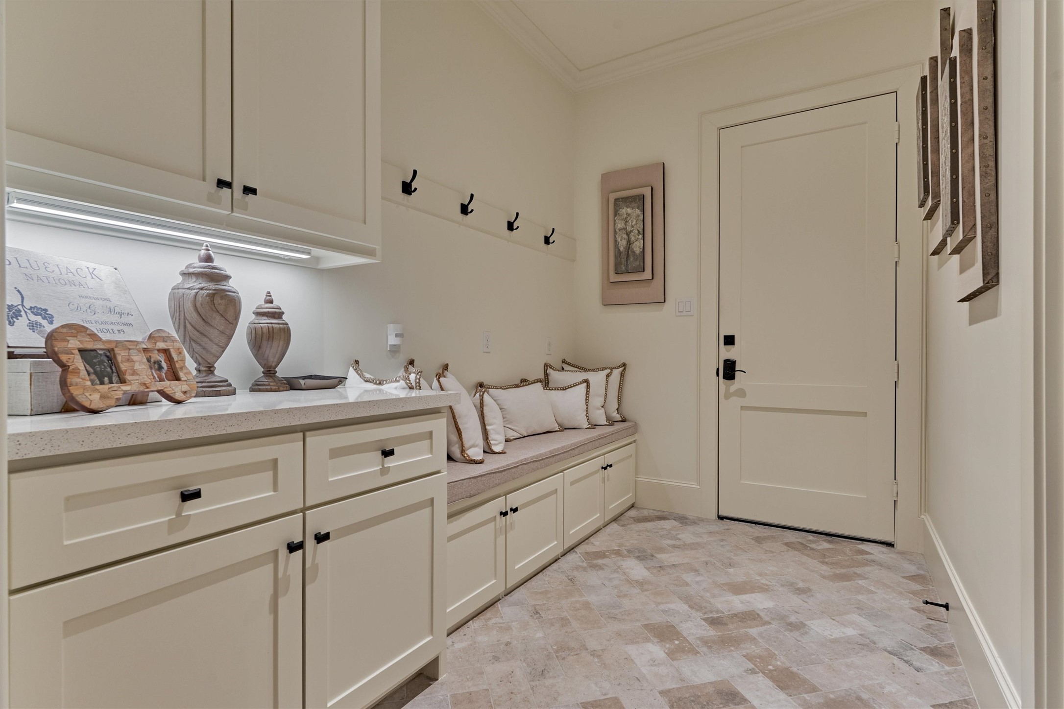 4469 Lily Bean Road Montgomery, TX 77316 - Photo 25 of 50 a living room with white cabinets and white appliances